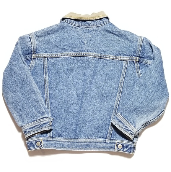 Vtg Tommy Hilfiger Trucker Snap Button Jean Jacket - Picture 2 of 8